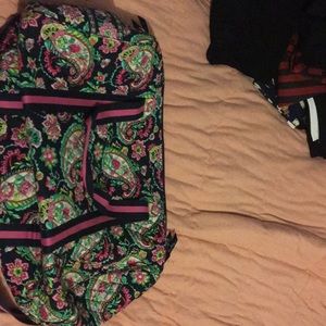 Vera Bradley duffel bag with crossbody strap